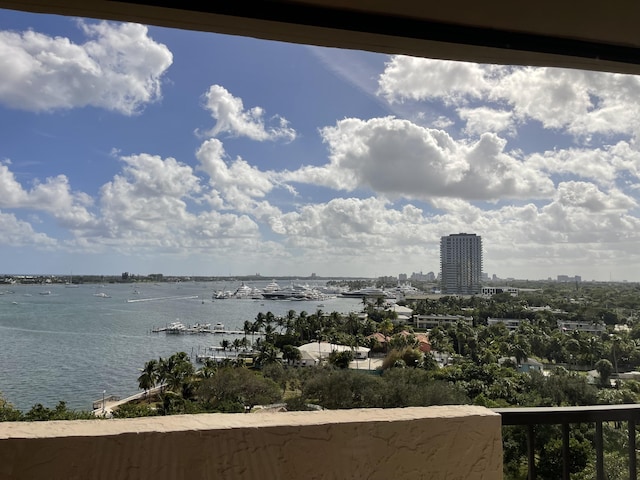 5200 N Flagler Dr Unit 1106, West Palm Beach, FL 33407 - water view featuring nearby urban area