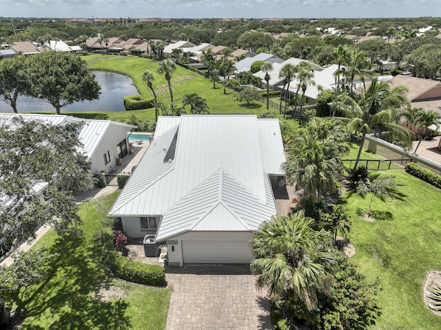 116 Dunes Edge Rd, Jupiter, FL 33477 - aerial perspective of suburban area featuring a large body of water