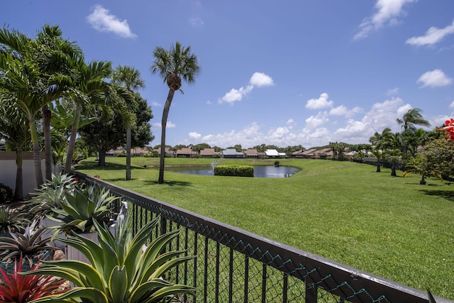 116 Dunes Edge Rd, Jupiter, FL 33477 - view of yard featuring a water view