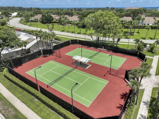 116 Dunes Edge Rd, Jupiter, FL 33477 - view of tennis court featuring community basketball court