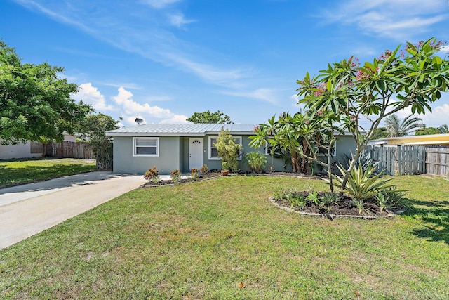 1157 NW 14th Ter, Stuart, FL 34994 - ranch-style home featuring stucco siding and a metal roof