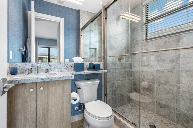 17432 Ponte Chiasso Dr, Boca Raton, FL 33496 - full bathroom featuring a shower stall and vanity