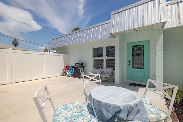 346 Hernando St, Hutchinson Island, FL 34949 - view of patio featuring grilling area
