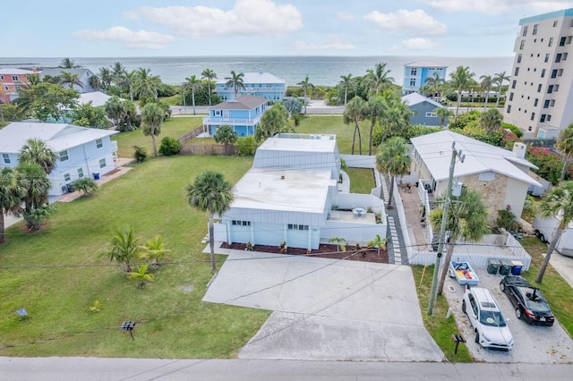 346 Hernando St, Hutchinson Island, FL 34949 - bird's eye view of a large body of water