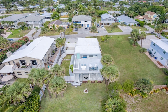 346 Hernando St, Hutchinson Island, FL 34949 - aerial perspective of suburban area