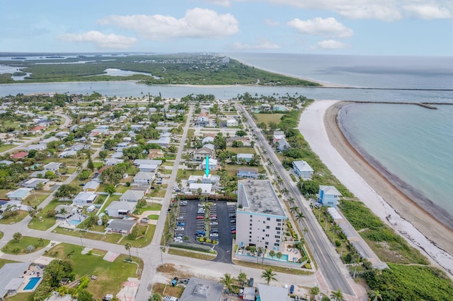 346 Hernando St, Hutchinson Island, FL 34949 - drone / aerial view of a large body of water