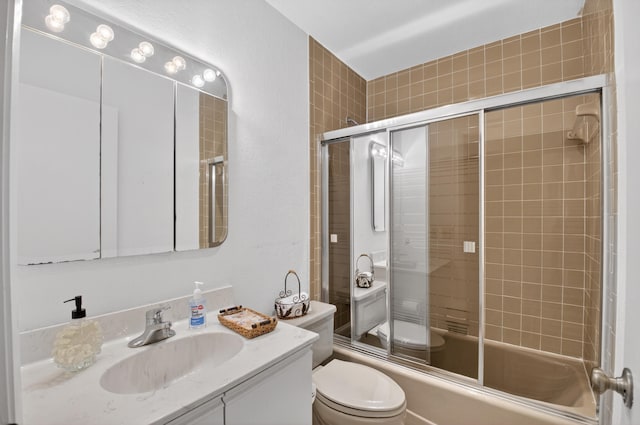 2915 NW 14th St, Delray Beach, FL 33445 - bathroom featuring vanity and shower / bath combination with glass door