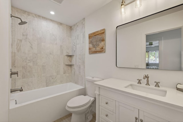 131 Cruiser Rd S, North Palm Beach, FL 33408 - bathroom featuring vanity and bathtub / shower combination
