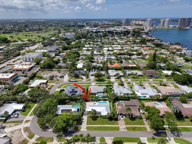 131 Cruiser Rd S, North Palm Beach, FL 33408 - bird's eye view of a nearby body of water
