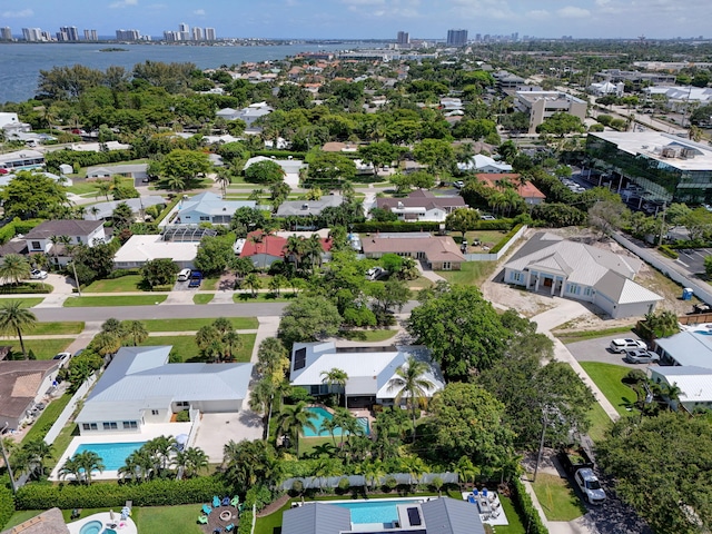 131 Cruiser Rd S, North Palm Beach, FL 33408 - aerial perspective of suburban area with skyline