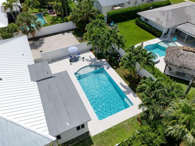 131 Cruiser Rd S, North Palm Beach, FL 33408 - drone / aerial view of a pool