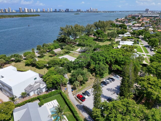 131 Cruiser Rd S, North Palm Beach, FL 33408 - drone / aerial view of a nearby body of water and skyline
