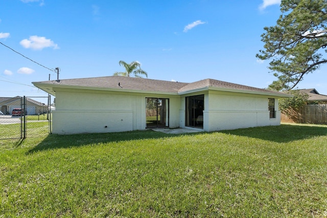 1251 SW Sudder Ave, Port Saint Lucie, FL 34953 - back of house with brick siding