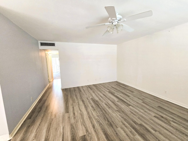 89 Saxony B B, Delray Beach, FL 33446 - spare room with wood finished floors and ceiling fan
