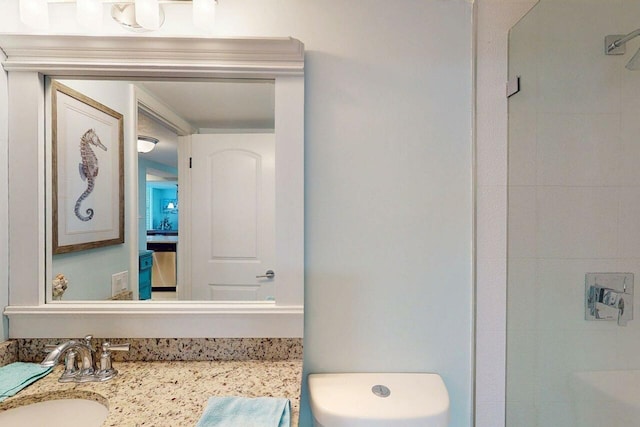 3492 NE Causeway Blvd Unit 104, Jensen Beach, FL 34957 - bathroom featuring a shower and vanity