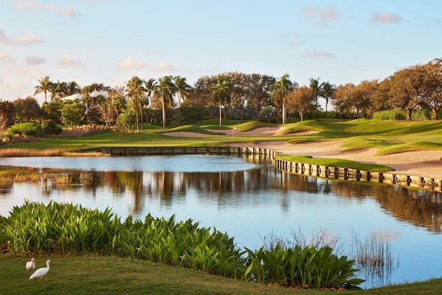 102 Victory Dr, Jupiter, FL 33477 - water view featuring a golf course and a tree filled landscape