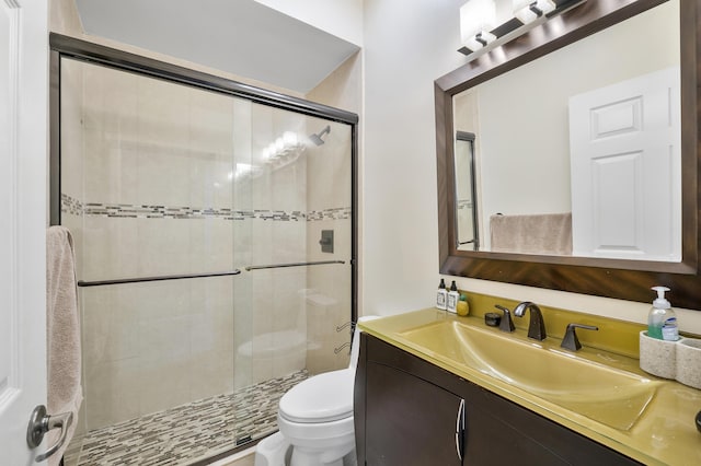 12358 Saint Simon Dr, Boca Raton, FL 33428 - full bathroom featuring vanity and a shower stall