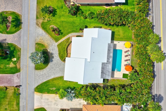 3824 SE Fairway E, Stuart, FL 34997 - bird's eye view of a pool