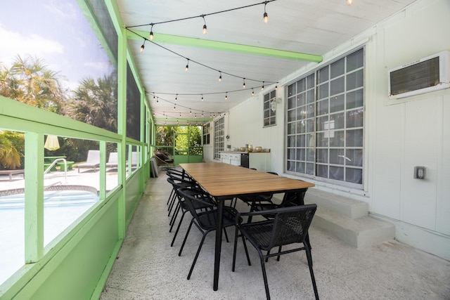 815 Green St, West Palm Beach, FL 33405 - sunroom / solarium with outdoor dining space