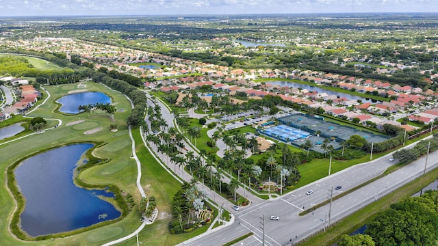 6679 Sherbrook Dr, Boynton Beach, FL 33437 - aerial view of property and surrounding area with a large body of water and nearby suburban area