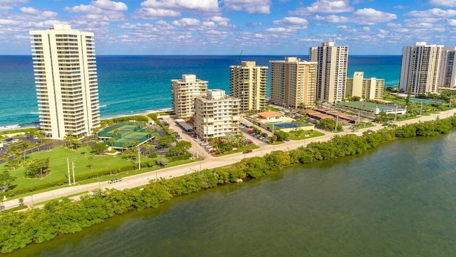 5480 N Ocean Dr Unit B1A, Singer Island, FL 33404 - view of urban area with a nearby body of water