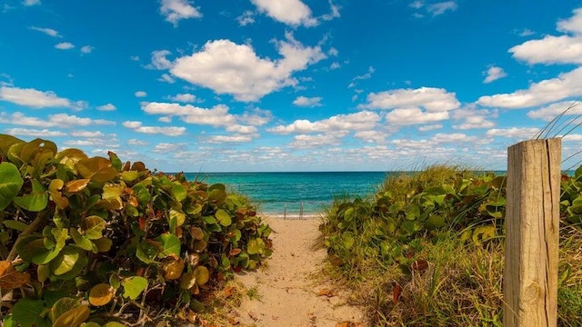 5480 N Ocean Dr Unit B1A, Singer Island, FL 33404 - water view with local beach