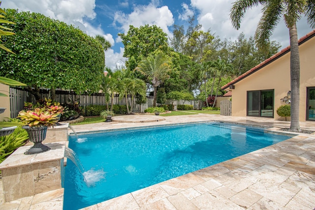 21734 San Simeon Cir, Boca Raton, FL 33433 - view of swimming pool featuring a patio