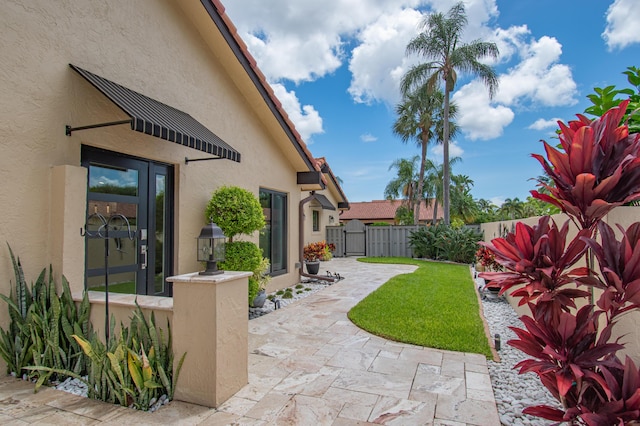 21734 San Simeon Cir, Boca Raton, FL 33433 - fenced yard with a patio area