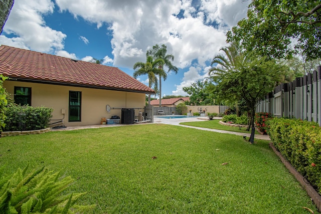 21734 San Simeon Cir, Boca Raton, FL 33433 - fenced backyard with a patio