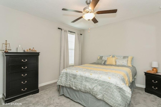 5126 Dandelion St, Apollo Beach, FL 33572 - bedroom featuring light colored carpet and a ceiling fan