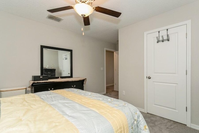 5126 Dandelion St, Apollo Beach, FL 33572 - bedroom with carpet floors and a ceiling fan