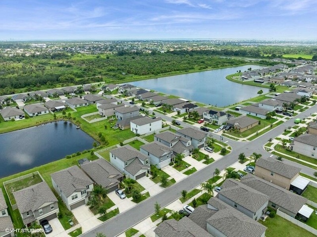 5126 Dandelion St, Apollo Beach, FL 33572 - aerial overview of property's location featuring a nearby body of water and nearby suburban area