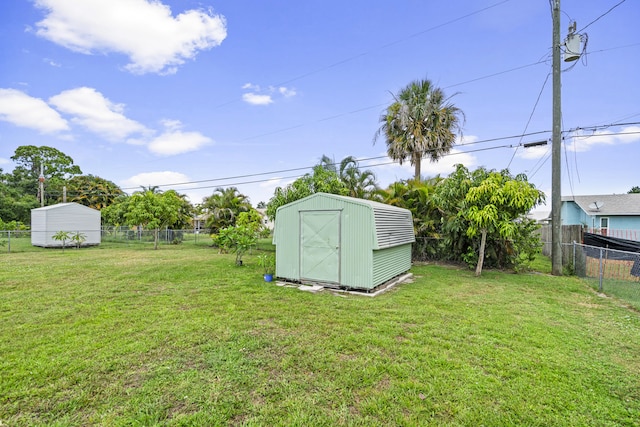 849 SE Celtic Ave, Port Saint Lucie, FL 34983 - fenced backyard featuring a shed