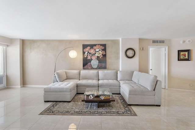 4100 Galt Ocean Dr Unit 302, Fort Lauderdale, FL 33308 - living area with tile patterned floors