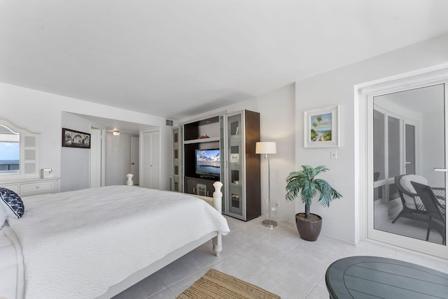 4100 Galt Ocean Dr Unit 302, Fort Lauderdale, FL 33308 - bedroom with light tile patterned flooring