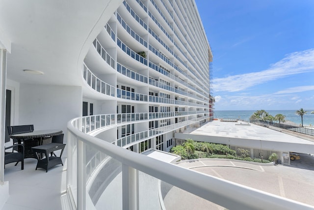 4100 Galt Ocean Dr Unit 302, Fort Lauderdale, FL 33308 - balcony with a water view