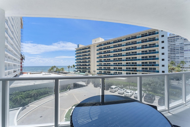 4100 Galt Ocean Dr Unit 302, Fort Lauderdale, FL 33308 - balcony featuring a water view