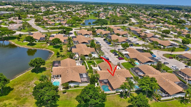 9927 Boca Gardens Trl Unit A, Boca Raton, FL 33496 - aerial overview of property's location with nearby suburban area and a nearby body of water