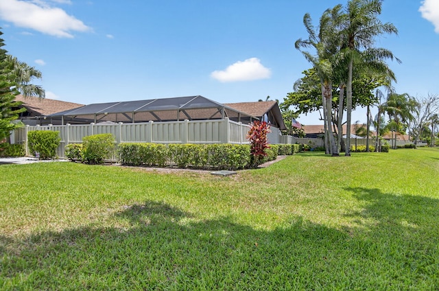 9927 Boca Gardens Trl Unit A, Boca Raton, FL 33496 - view of yard featuring glass enclosure