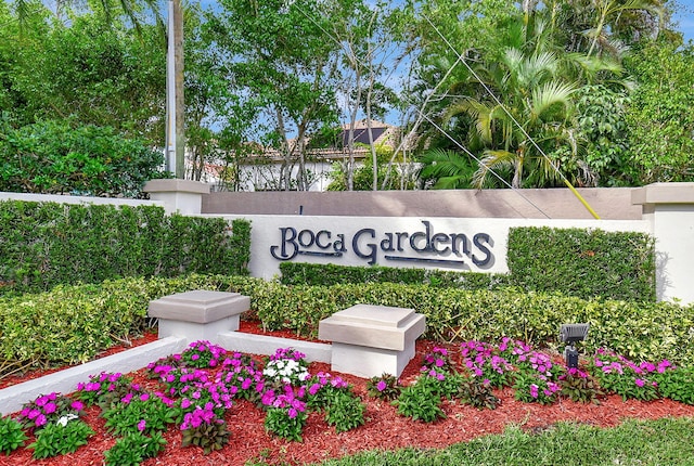 9927 Boca Gardens Trl Unit A, Boca Raton, FL 33496 - view of community / neighborhood sign