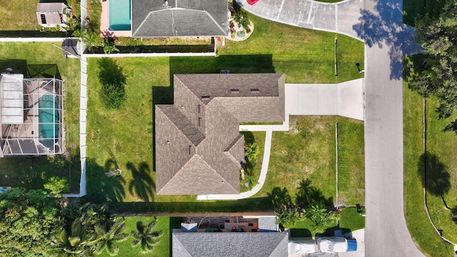 774 SE Ablett Ln, Port Saint Lucie, FL 34984 - aerial view of a pool area