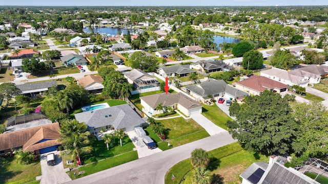 774 SE Ablett Ln, Port Saint Lucie, FL 34984 - aerial view of property's location featuring nearby suburban area and a large body of water