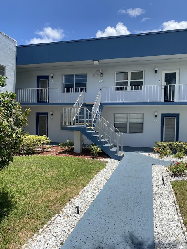 74 Normandy Unit B, Delray Beach, FL 33484 - view of property with stairs