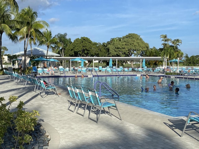 74 Normandy Unit B, Delray Beach, FL 33484 - view of swimming pool
