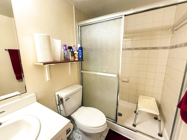 3658 Alder Dr Unit D1, West Palm Beach, FL 33417 - bathroom featuring a stall shower and vanity