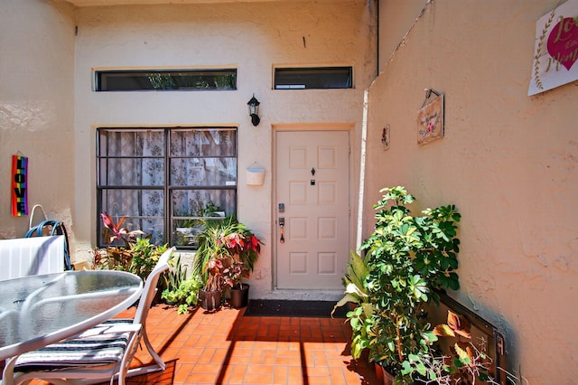 14085 Nesting Way Unit C, Delray Beach, FL 33484 - entrance to property with stucco siding