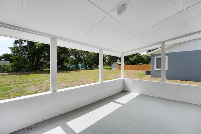 306 N N 28th St, Fort Pierce, FL 34947 - view of unfurnished sunroom