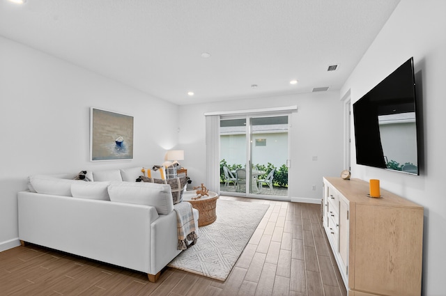 14929 Three Ponds Trl, Delray Beach, FL 33446 - living room with wood finished floors and recessed lighting