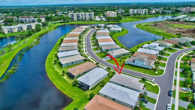 14929 Three Ponds Trl, Delray Beach, FL 33446 - bird's eye view of a large body of water