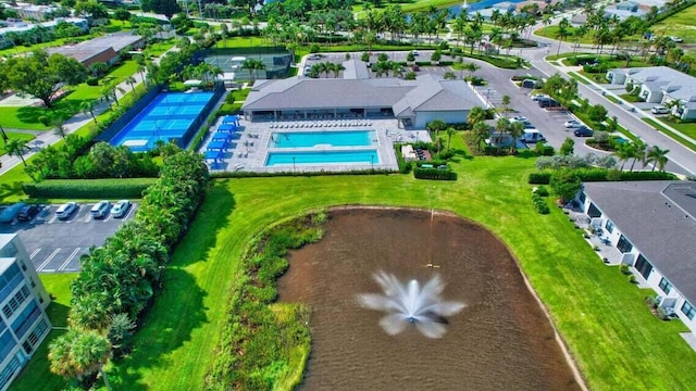 14929 Three Ponds Trl, Delray Beach, FL 33446 - drone / aerial view of a pool